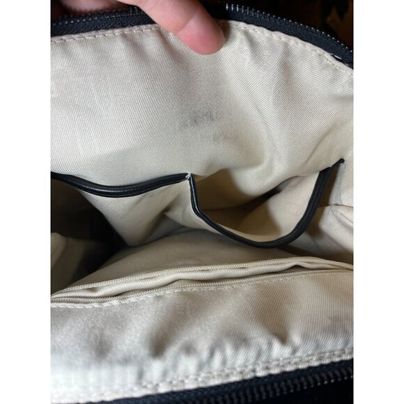 Pixie Mood Kim 14" x 10" Vegan Leather Mini Convertible Black Backpack Minimal - Picture 6 of 7